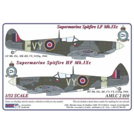 Supermarine Spitfire Mk.IX C 2 Abziehbild-Versionen: VY