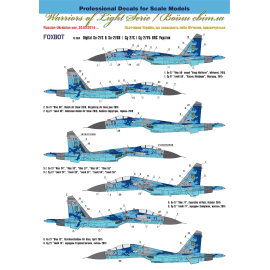 Decal Digitale Sukhoi Su-27S & Sukhoi Su-27UB für Airfix, Hasegawa, Heller, ICM, Trumpeter, Zvezda-Kits 