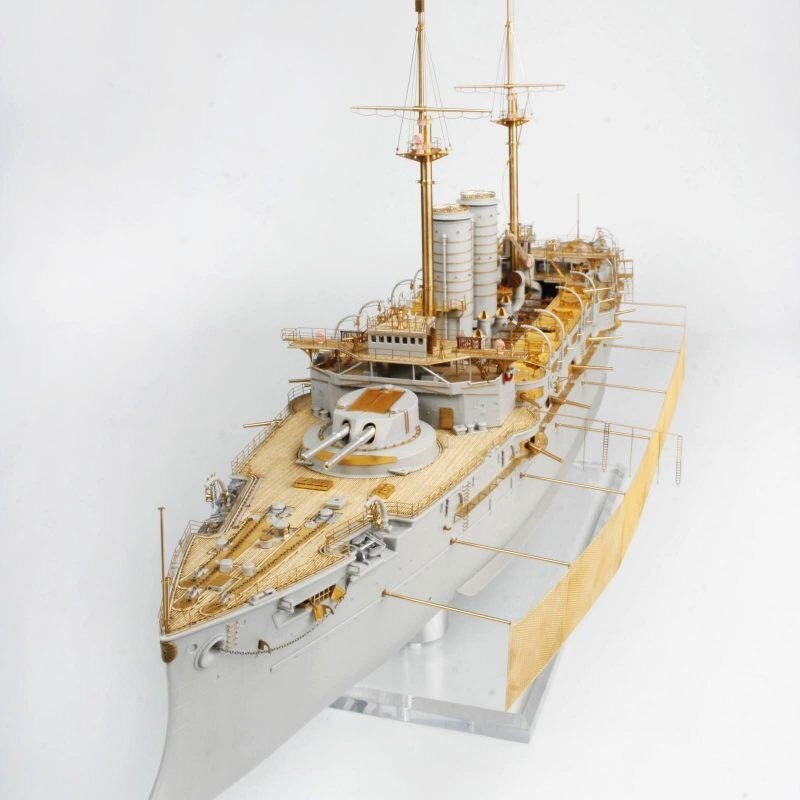Mikasa 1905 Japanese Battleship (entworfen mit Merit-Kits verwendet werden) DX * Große Sized Vollholzdeck * 9 X Large Sized Deta